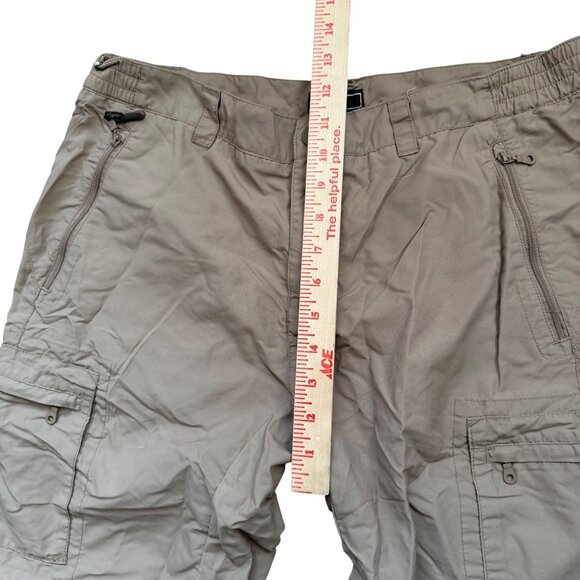 Mens Tan REI Convertible Nylon Cargo Pants - Picture 4 of 11